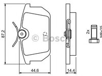 Set placute frana punte spate FIAT PUNTO (176) - OEM - MAXGEAR: 19-3171 - W02748160 - LIVRARE DIN STOC in 24 ore!!!