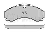 Set placute frana punte spate IVECO Daily II Platou/Sasiu (An fabricatie 01.1996 - 05.1999, 84 - 122 CP, Diesel) - OEM - MEYLE ORIGINAL GERMANY: 252912120 |025 291 2120 - LIVRARE DIN STOC in 24 ore!!!