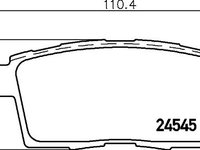 Set placute frana punte spate MAZDA CX-9 (TB) - OEM - MAXGEAR: 19-1466 - W02123803 - LIVRARE DIN STOC in 24 ore!!!