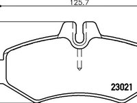 Set placute frana punte spate MERCEDES-BENZ G-CLASS (W461) - OEM - MAXGEAR: 19-0534 - W02179756 - LIVRARE DIN STOC in 24 ore!!!