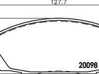 Set placute frana punte spate NISSAN PATROL GR   (Y60, GR) - OEM -MAXGEAR: 19-1741|19-1741 - W02388692 - LIVRARE DIN STOC in 24 ore!!!