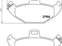 Set placute frana punte spate RENAULT LAGUNA I Estate (K56_) - OEM-MAXGEAR: 19-1109|19-1109 - W02388609 - LIVRARE DIN STOC in 24 ore!!!