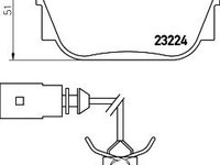 Set placute frana punte spate VOLKSWAGEN TRANSPORTER Mk IV platou/sasiu (70XD) - OEM - MAXGEAR: 19-0444 - W02116282 - LIVRARE DIN STOC in 24 ore!!!