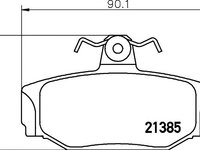 Set placute frana punte spate VOLVO S90 - OEM - MAXGEAR: 19-1752 - W02307999 - LIVRARE DIN STOC in 24 ore!!!