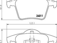 Set placute frana punte spate VOLVO XC90 I - OEM - MAXGEAR: 19-1426 - W02307980 - LIVRARE DIN STOC in 24 ore!!!