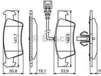 Set placute frana punte spate VW T. T5 02- - Cod intern: W20276965 - LIVRARE DIN STOC in 24 ore!!!