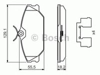 Set placute frana RENAULT CLIO Mk II (BB0/1/2_, CB0/1/2_) - Cod intern: W20277157 - LIVRARE DIN STOC in 24 ore!!!