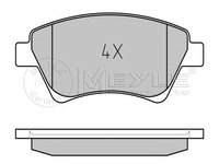 Set placute frana RENAULT GRAND SCENIC II (JM0/1_) - Cod intern: W20120706 - LIVRARE DIN STOC in 24 ore!!!