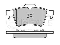 Set placute frana RENAULT LAGUNA II (BG0/1_) - Cod intern: W20120643 - LIVRARE DIN STOC in 24 ore!!!