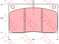 Set placute frana RENAULT MASTER I bus (T__) - OEM -TRW: GDB443 - W02333222 - LIVRARE DIN STOC in 24 ore!!!