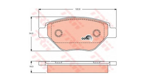 Set placute frana Renault MEGANE II limuzina 