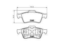 Set placute frana Renault VEL SATIS (BJ0_) 2002-2016 #2 0252348216