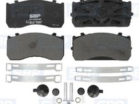 Set placute frana sbp pt man tgl,mercedes benz actros mp2/mp3,atego