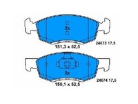 Set placute frana sistem Lucas Dacia Logan