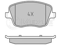 Set placute frana SKODA RAPID Spaceback (NH1) - Cod intern: W20120656 - LIVRARE DIN STOC in 24 ore!!!