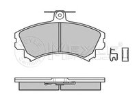 Set placute frana SMART FORFOUR (454) - OEM - MEYLE ORIGINAL GERMANY: 0252192017|025 219 2017 - W02322042 - LIVRARE DIN STOC in 24 ore!!!