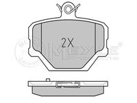 Set placute frana SMART FORTWO cupe (451) - OEM - MEYLE ORIGINAL GERMANY: 0252199915|025 219 9915 - W02198828 - LIVRARE DIN STOC in 24 ore!!!