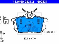 Set placute frana spate ate pt mitsubishi carisma, colt, space star, volvo s40, v40