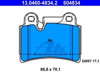 Set placute frana spate ate pt vw touareg