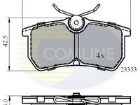 Set placute frana spate comline pt ford focus 1