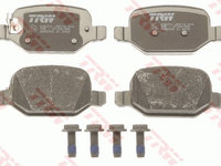 Set placute frana spate (cu senzor acustic de uzura ) FIAT 500L 0.9-1.6 d 09.12- TRW GDB2002