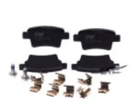 Set placute frana spate (cu suplimente cu suruburi de ghidare a etrierului de frana) CITROEN C4 GRAND PICASSO I C4 PICASSO I 1.6-2.0 d 10.06-12.13 TRW GDB1692