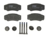 Set placute frana spate (cu suplimente cu suruburi de ghidare a etrierului de frana) CITROEN JUMPER FIAT DUCATO PEUGEOT BOXER 1.9-2.8D 02.94- TRW GDB1521