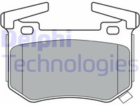 Set placute frana spate DELPHI, Kia Stinger (Ck), 06.2017-, spate, puntea spate