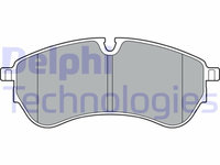 Set placute frana spate DELPHI, Man TGE, 02.2017-, VW Crafter, 2016-, spate, spate, Pt. numar PR : 1LB, Pt. numar PR : 1LB, puntea spate, puntea spate