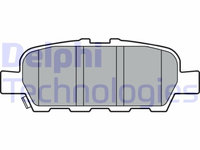 Set placute frana spate DELPHI, Nissan Murano II (Z51), 10.2007-2014, spate, puntea spate