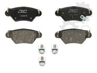 Set placute frana spate delphi pt opel astra g