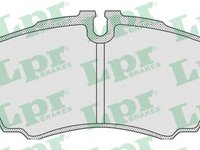 Set placute frana spate lpr pt ford transit iveco daily3, daily 4