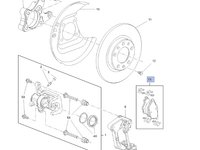 Set placute frana spate Opel Grandland X originale GM 268mm