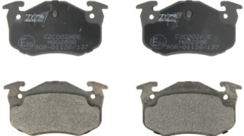 Set placute frana spate pentru PEUGEOT 106/ 2