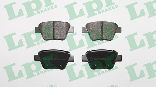 Set placute frana spate VW Golf 6 2008-2013, 