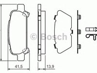 Set placute frana SUBARU IMPREZA combi (GG) - OEM - BOSCH: 0986424650|0 986 424 650 - Cod intern: W02646793 - LIVRARE DIN STOC in 24 ore!!!