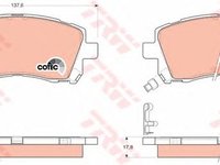 Set placute frana SUBARU LEGACY Mk II (BD, BG) - Cod intern: W20013370 - LIVRARE DIN STOC in 24 ore!!!