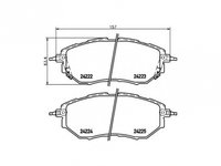 Set placute frana Subaru TRIBECA (B9) 2005-2016 #2 100866