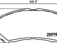 Set placute frana SUZUKI SX4 limuzina (GY) - OEM - MAXGEAR: 19-3610 - LIVRARE DIN STOC in 24 ore!!!