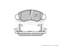 Set placute frana Suzuki Wagon R (2000->)[MM] #2 0252325316