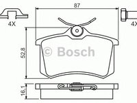 Set placute frana VOLKSWAGEN CRAFTER 30-50 platou/sasiu (2F_) - Cod intern: W20277123 - LIVRARE DIN STOC in 24 ore!!!