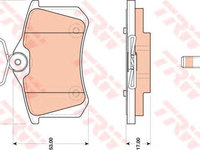 Set placute frana VOLKSWAGEN GOLF Mk IV (1J1) - Cod intern: W20013046 - LIVRARE DIN STOC in 24 ore!!!