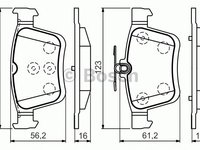 Set placute frana VOLKSWAGEN GOLF VII combi (BA5) - Cod intern: W20277160 - LIVRARE DIN STOC in 24 ore!!!