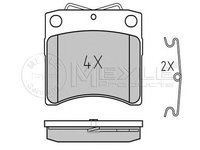 Set placute frana VOLKSWAGEN TOURAN (1T3) - OEM - MEYLE ORIGINAL GERMANY: 0252065217|025 206 5217 - W02387487 - LIVRARE DIN STOC in 24 ore!!!