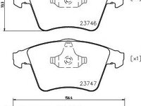 Set placute frana VOLKSWAGEN TRANSPORTER Mk V platou/sasiu (7JD, 7JE, 7JL, 7JY, 7JZ, 7F) - Cod intern: W20058616 - LIVRARE DIN STOC in 24 ore!!!