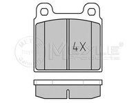 Set placute frana VOLKSWAGEN TRANSPORTER / CARAVELLE III bus - OEM - MEYLE ORIGINAL GERMANY: 252001118 - W02374114 - LIVRARE DIN STOC in 24 ore!!!