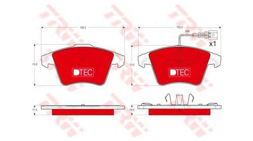 Set placute frana Volkswagen VW TRANSPORTER /