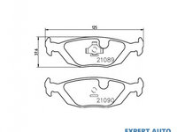 Set placute frana Volvo 460 L (464) 1988-1996 #2 00724