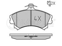 Set placute frana VOLVO S40 I (VS) - OEM - MEYLE ORIGINAL GERMANY: 0252192015|025 219 2015 - W02270081 - LIVRARE DIN STOC in 24 ore!!!