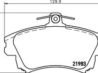 Set placute frana VOLVO S40 I (VS) - OEM - QUARO: QP5487 - Cod intern: W02607737 - LIVRARE DIN STOC in 24 ore!!!